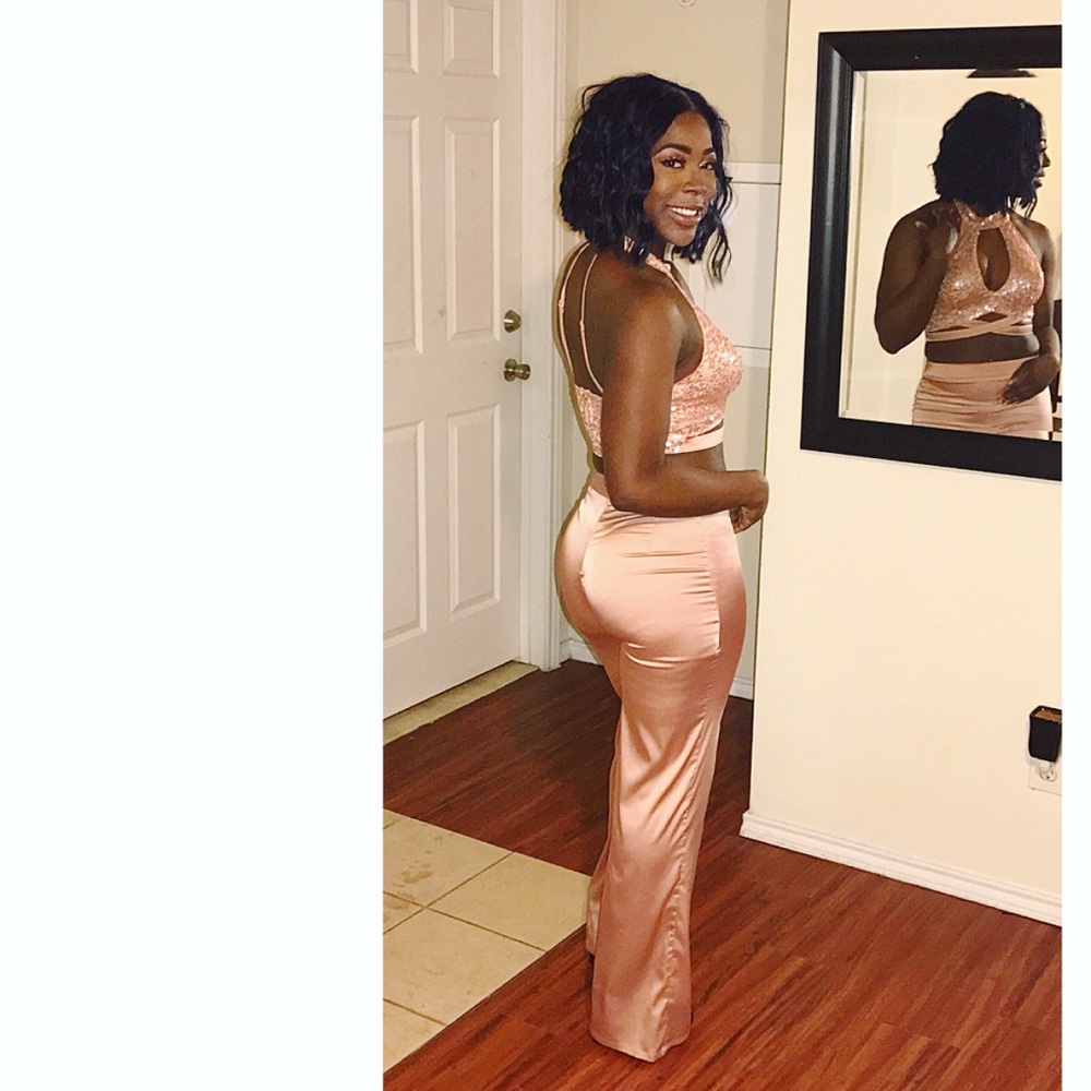 Pink two piece set